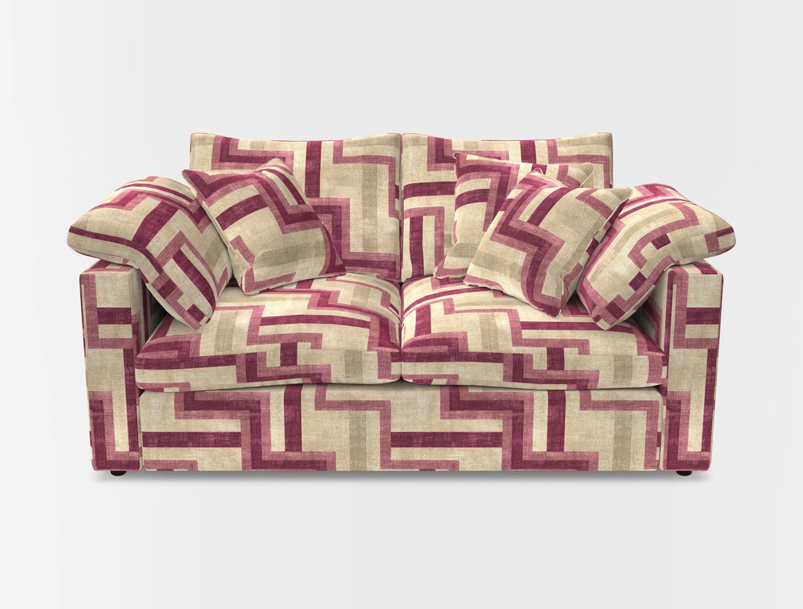 2 Seater Straight Arm Sofa
