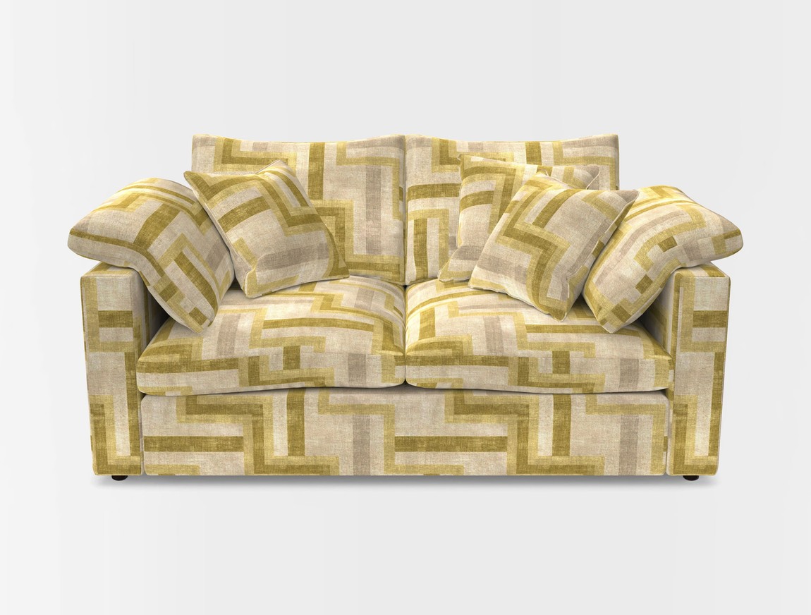 2 Seater Straight Arm Sofa