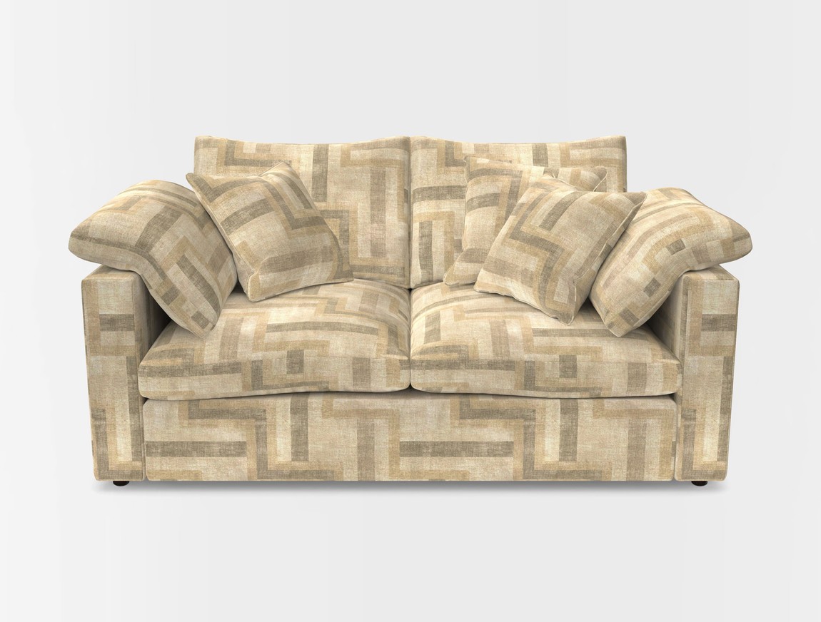 2 Seater Straight Arm Sofa