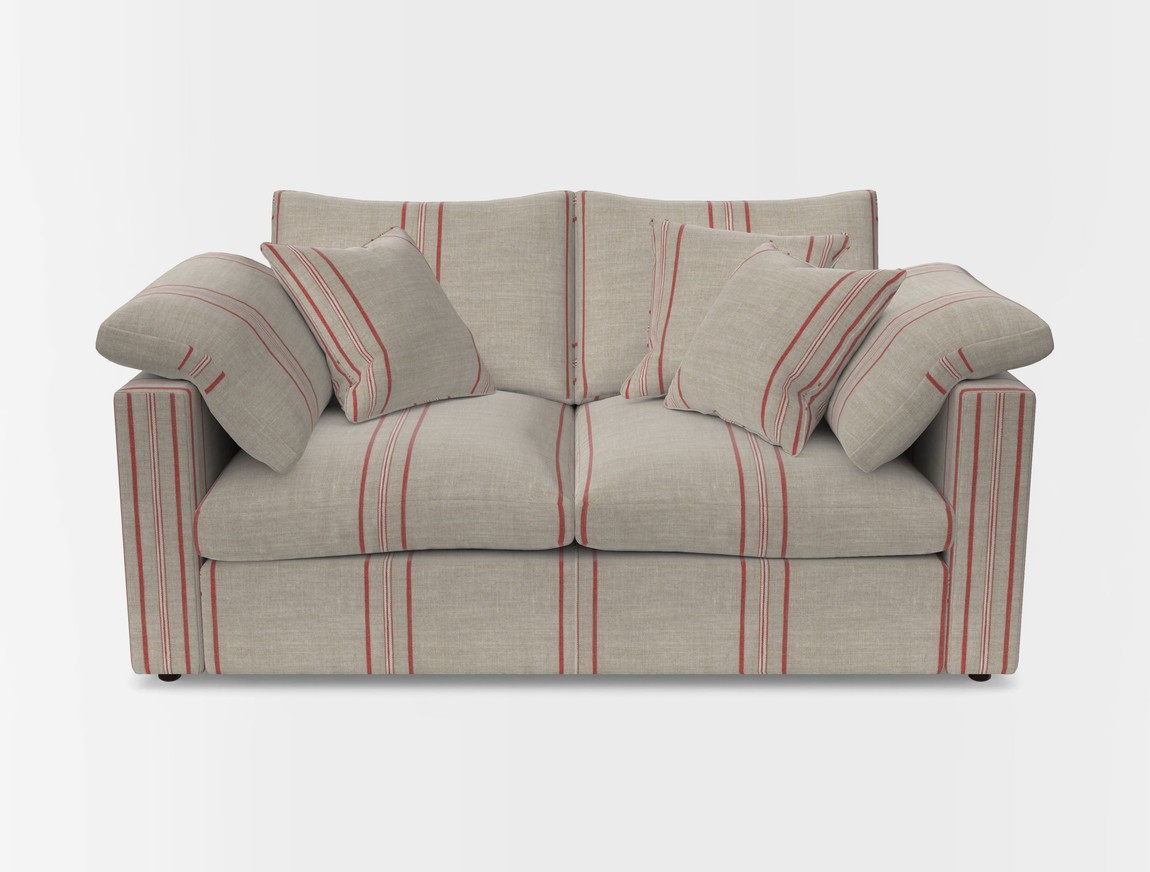 2 Seater Straight Arm Sofa