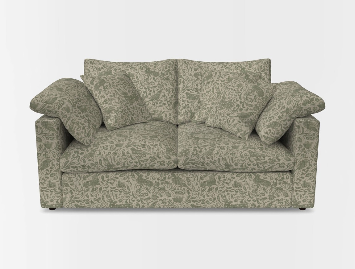 2 Seater Straight Arm Sofa