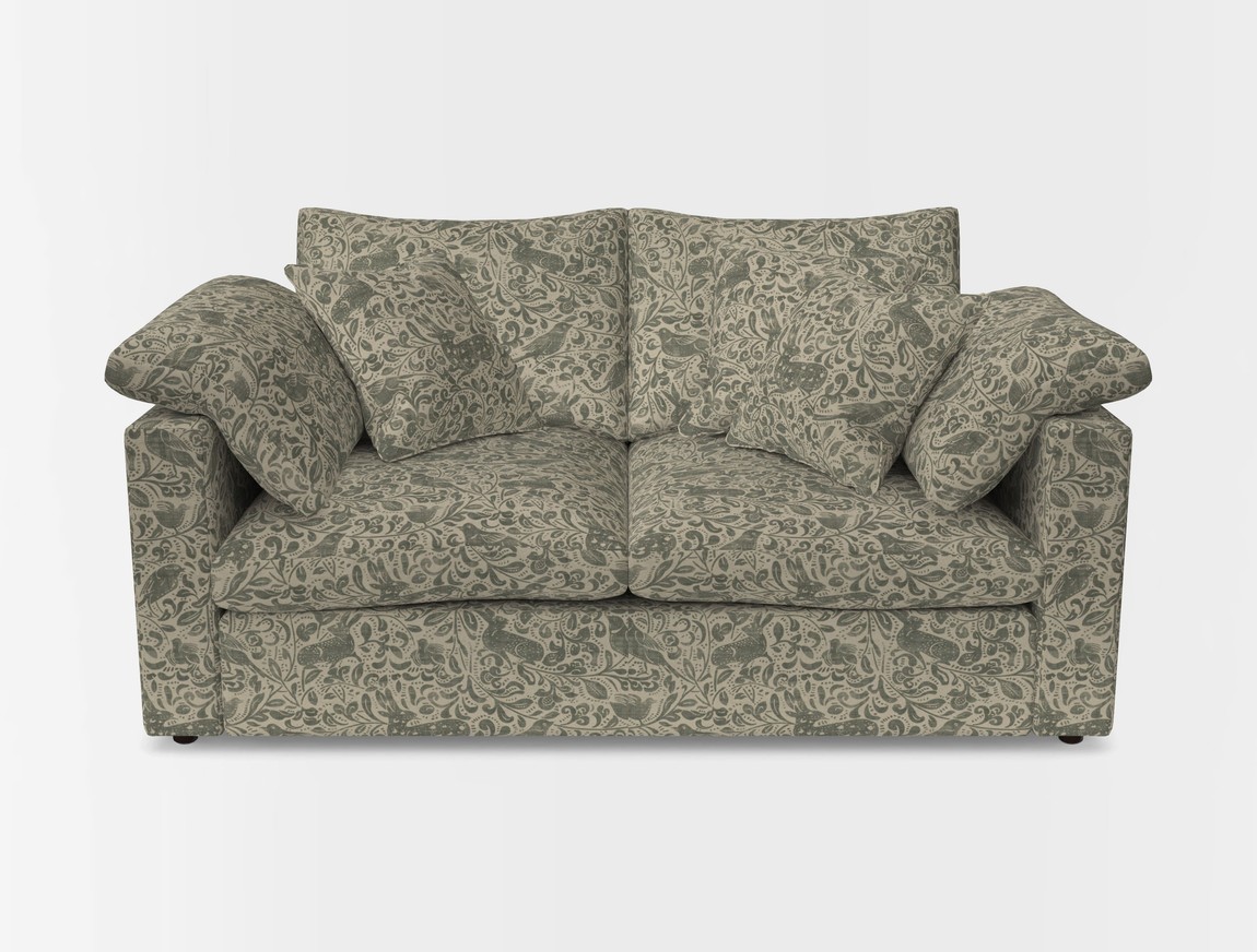 2 Seater Straight Arm Sofa