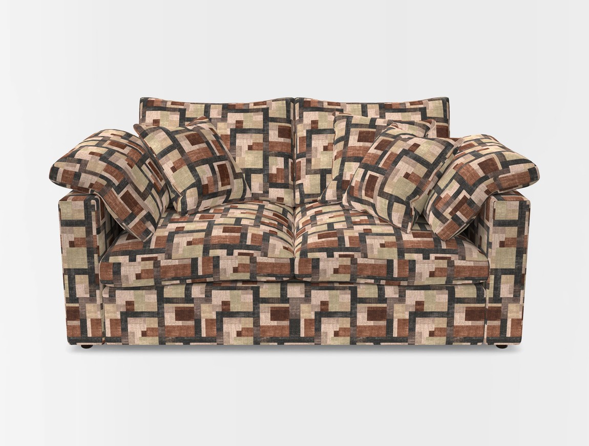 2 Seater Straight Arm Sofa
