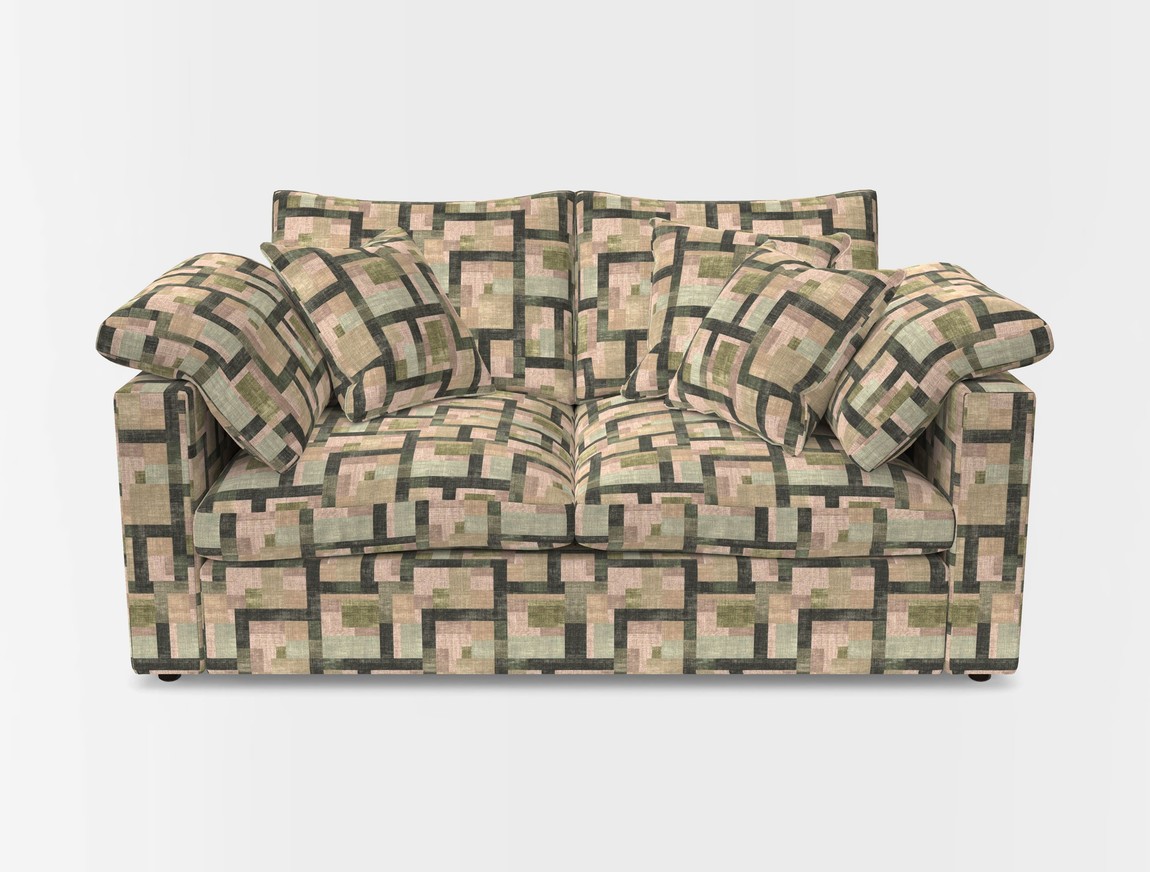 2 Seater Straight Arm Sofa