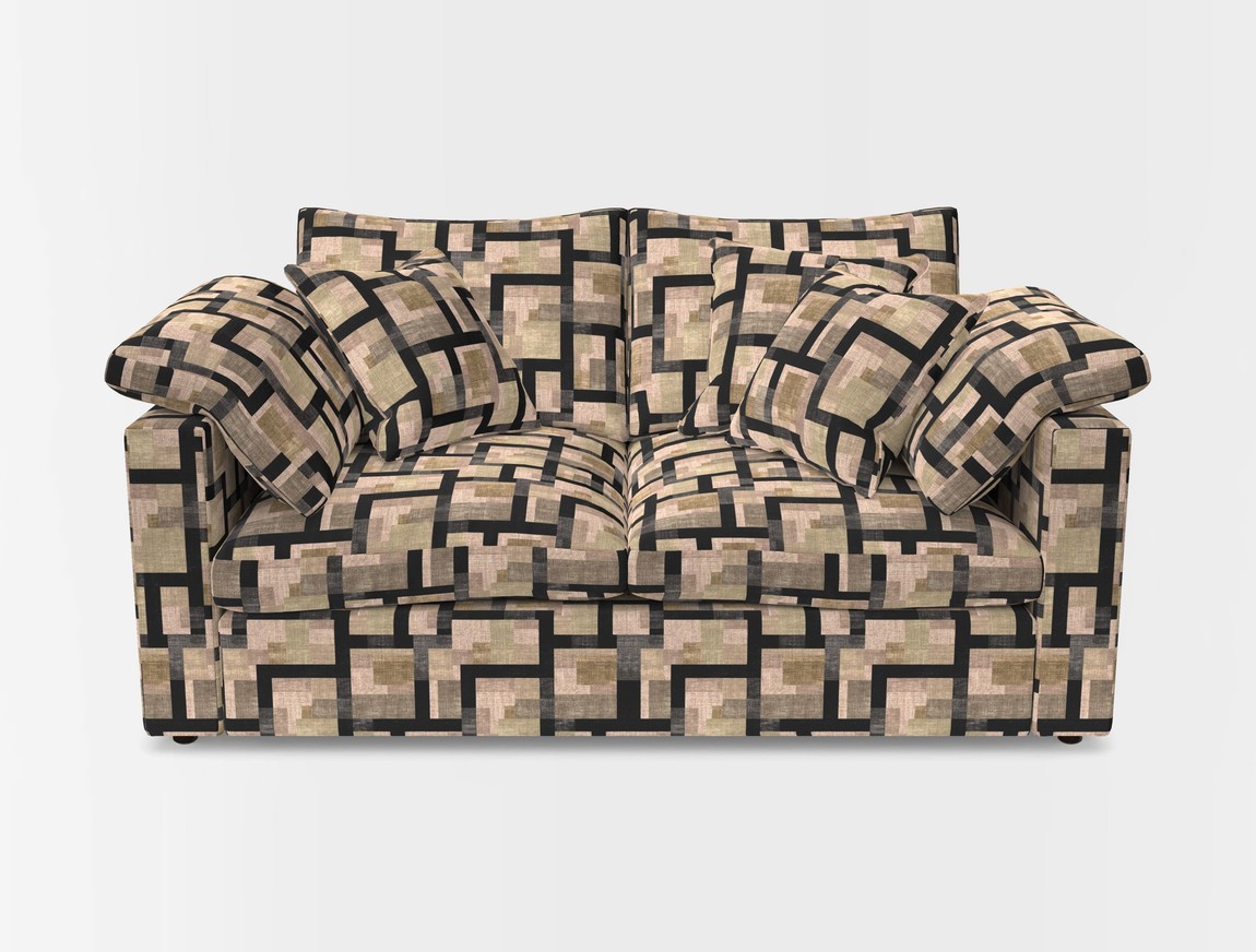2 Seater Straight Arm Sofa
