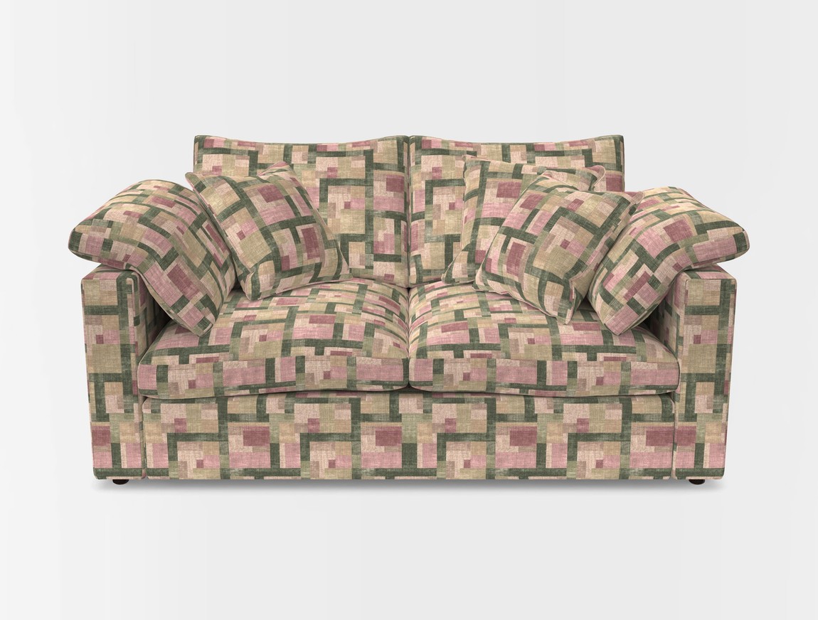 2 Seater Straight Arm Sofa