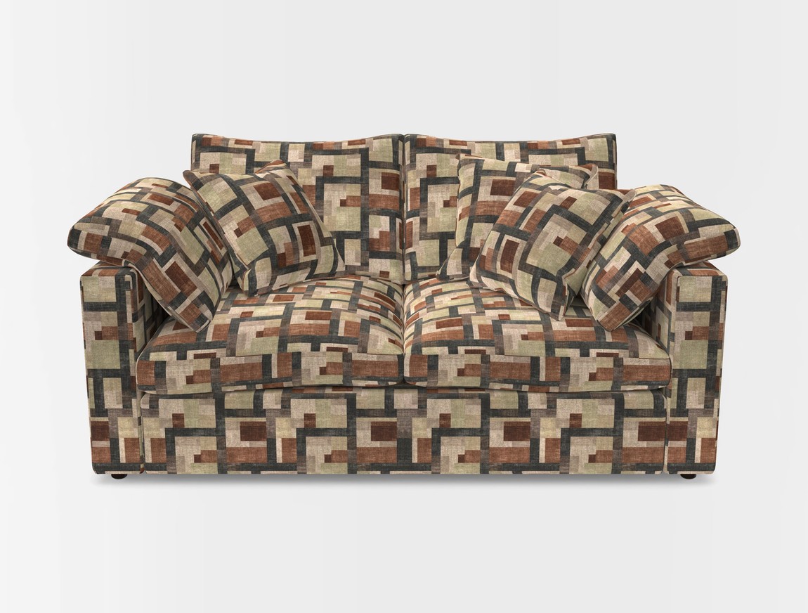 2 Seater Straight Arm Sofa