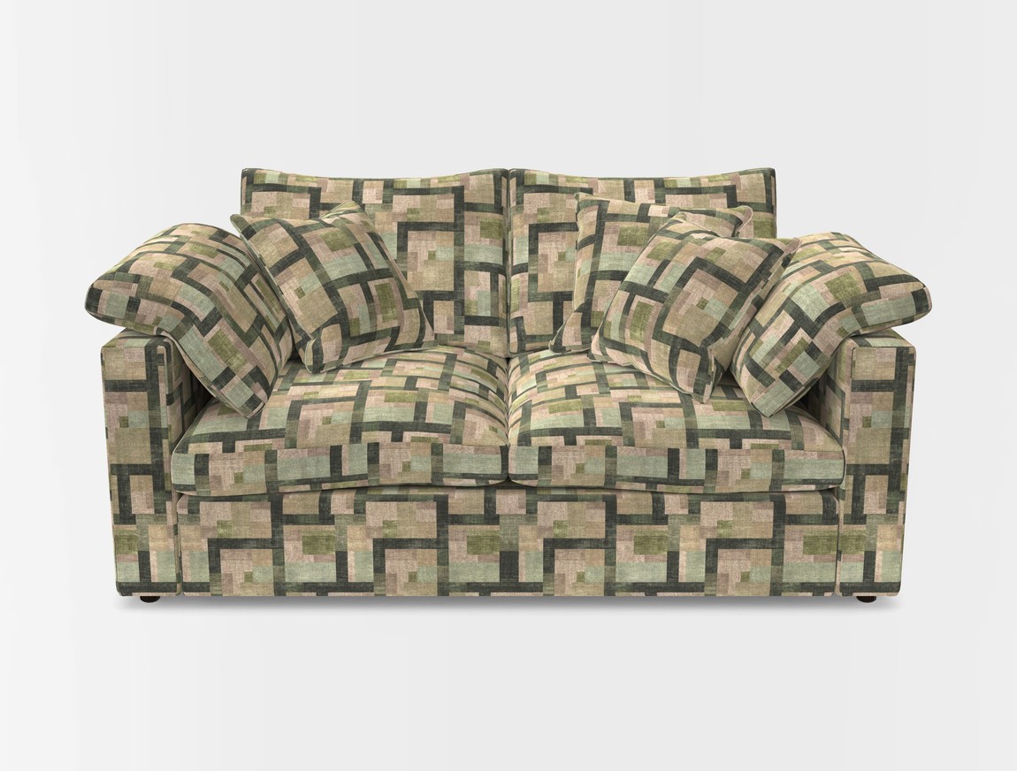 2 Seater Straight Arm Sofa