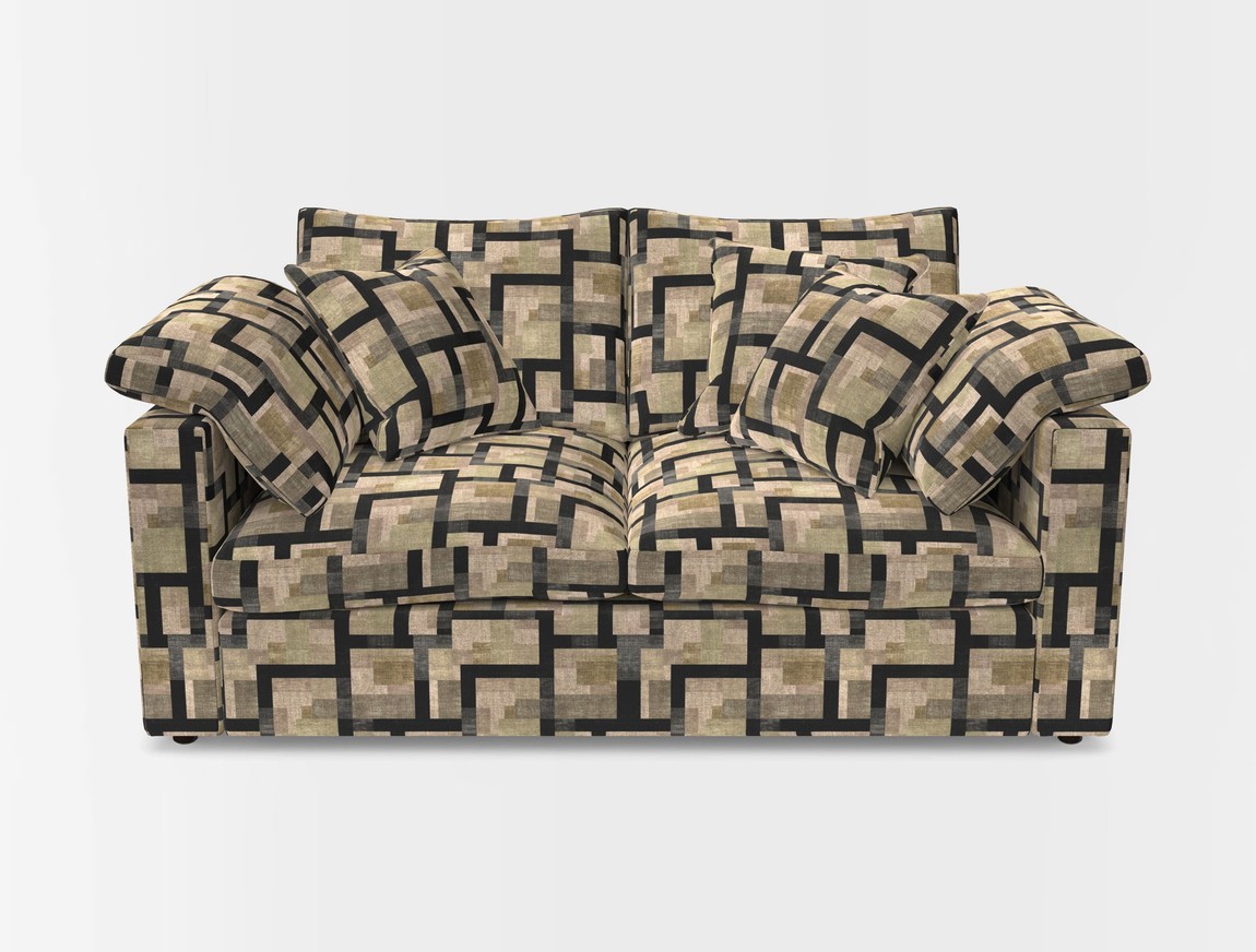 2 Seater Straight Arm Sofa