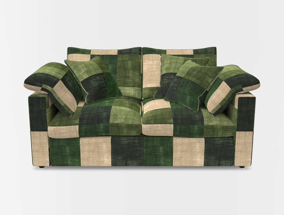 2 Seater Straight Arm Sofa
