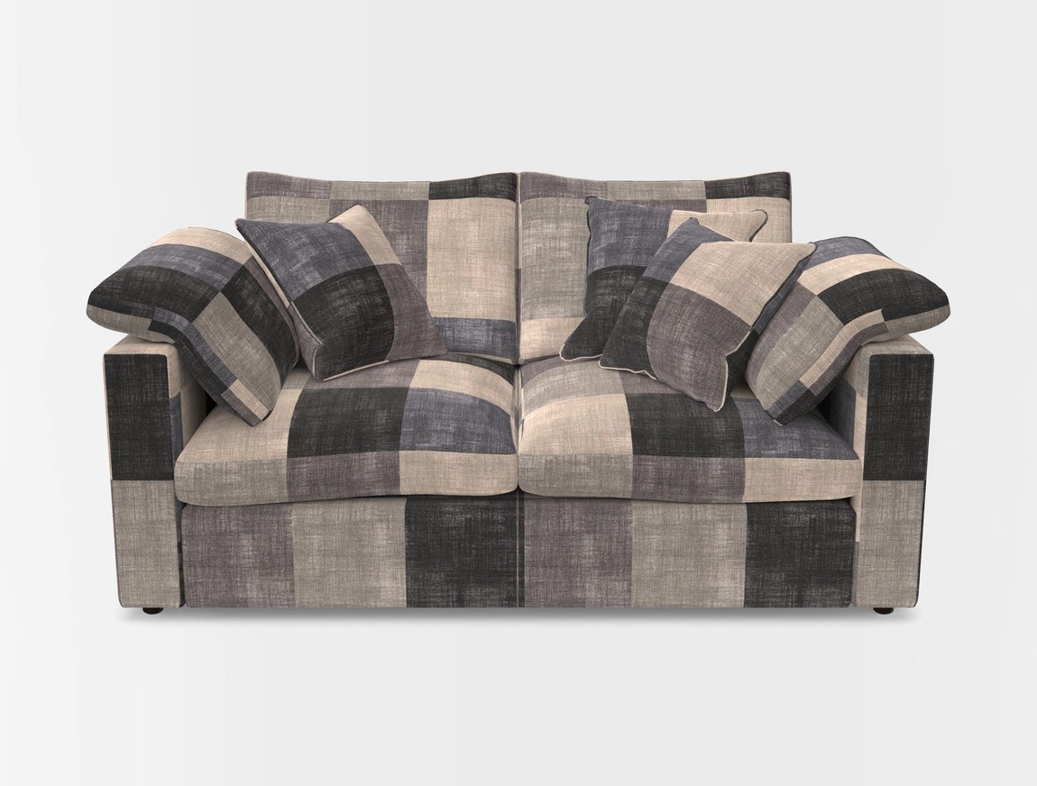 2 Seater Straight Arm Sofa