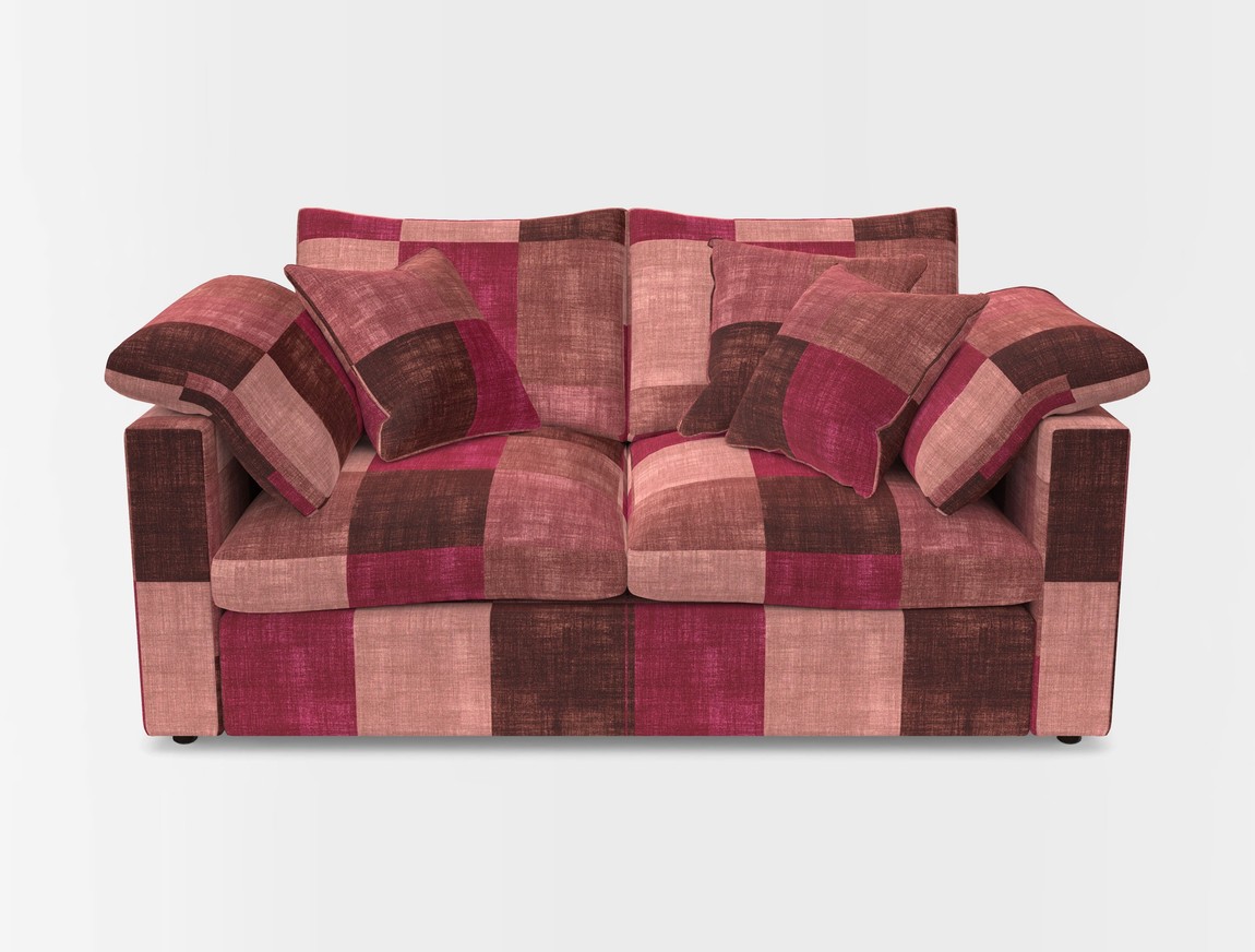 2 Seater Straight Arm Sofa