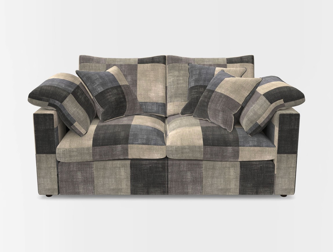 2 Seater Straight Arm Sofa