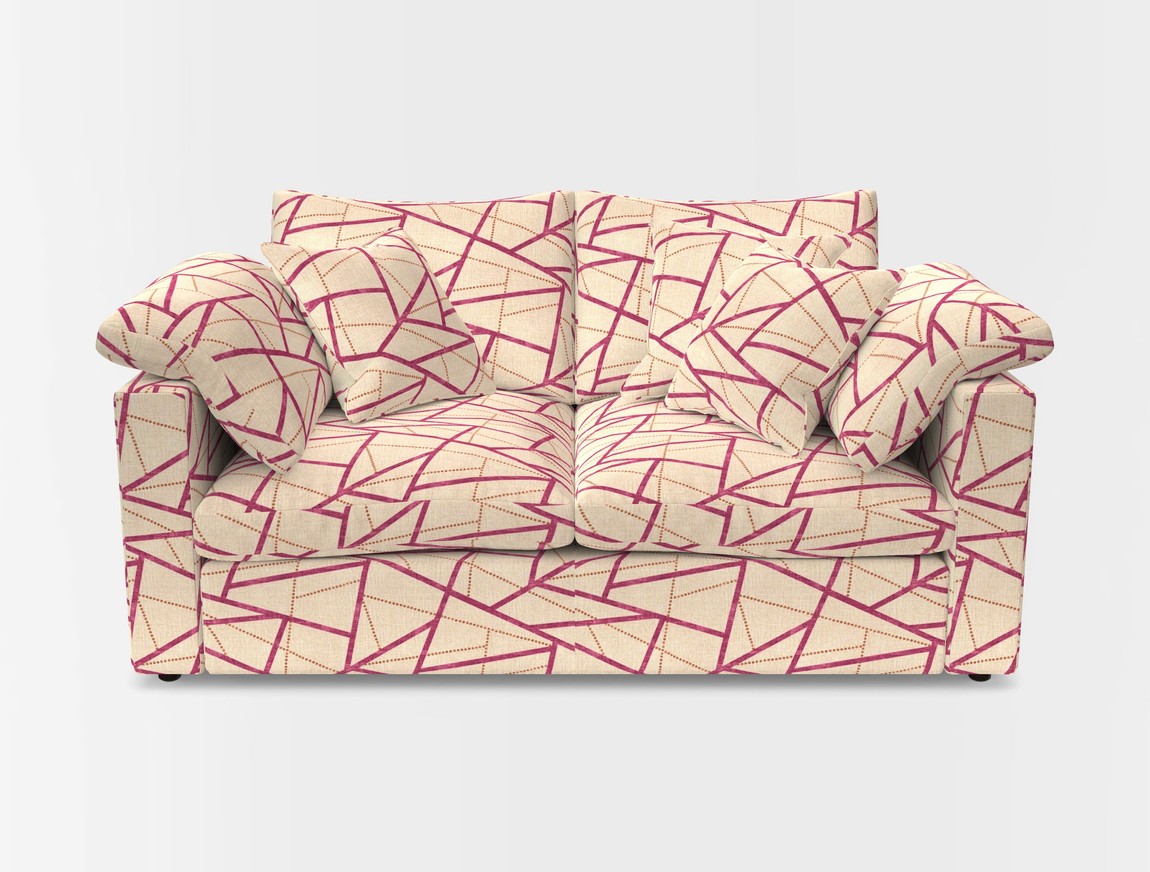 2 Seater Straight Arm Sofa