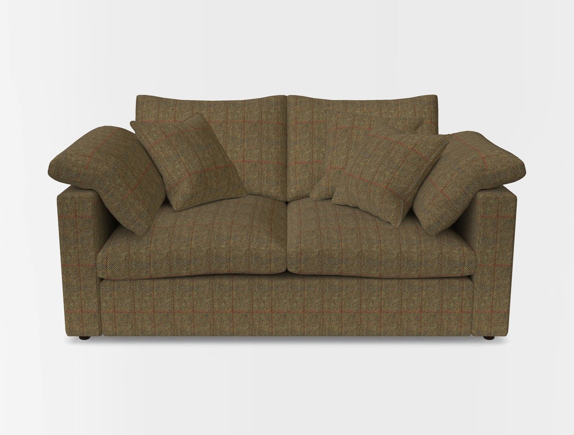 2 Seater Straight Arm Sofa