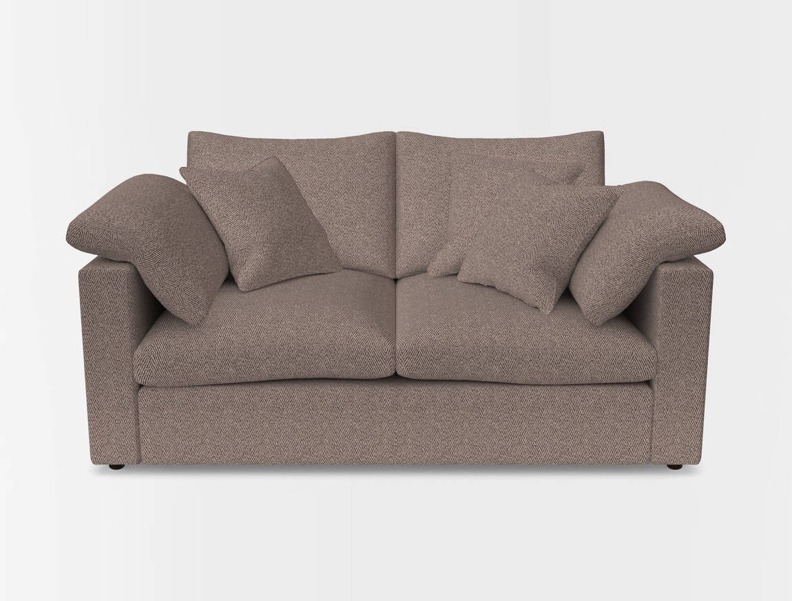 2 Seater Straight Arm Sofa