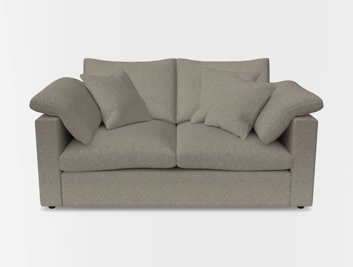 2 Seater Straight Arm Sofa