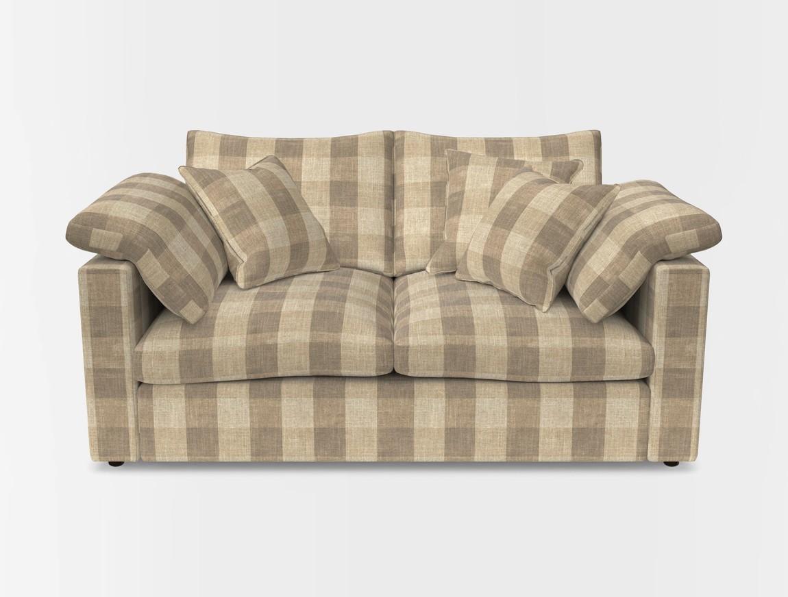 2 Seater Straight Arm Sofa