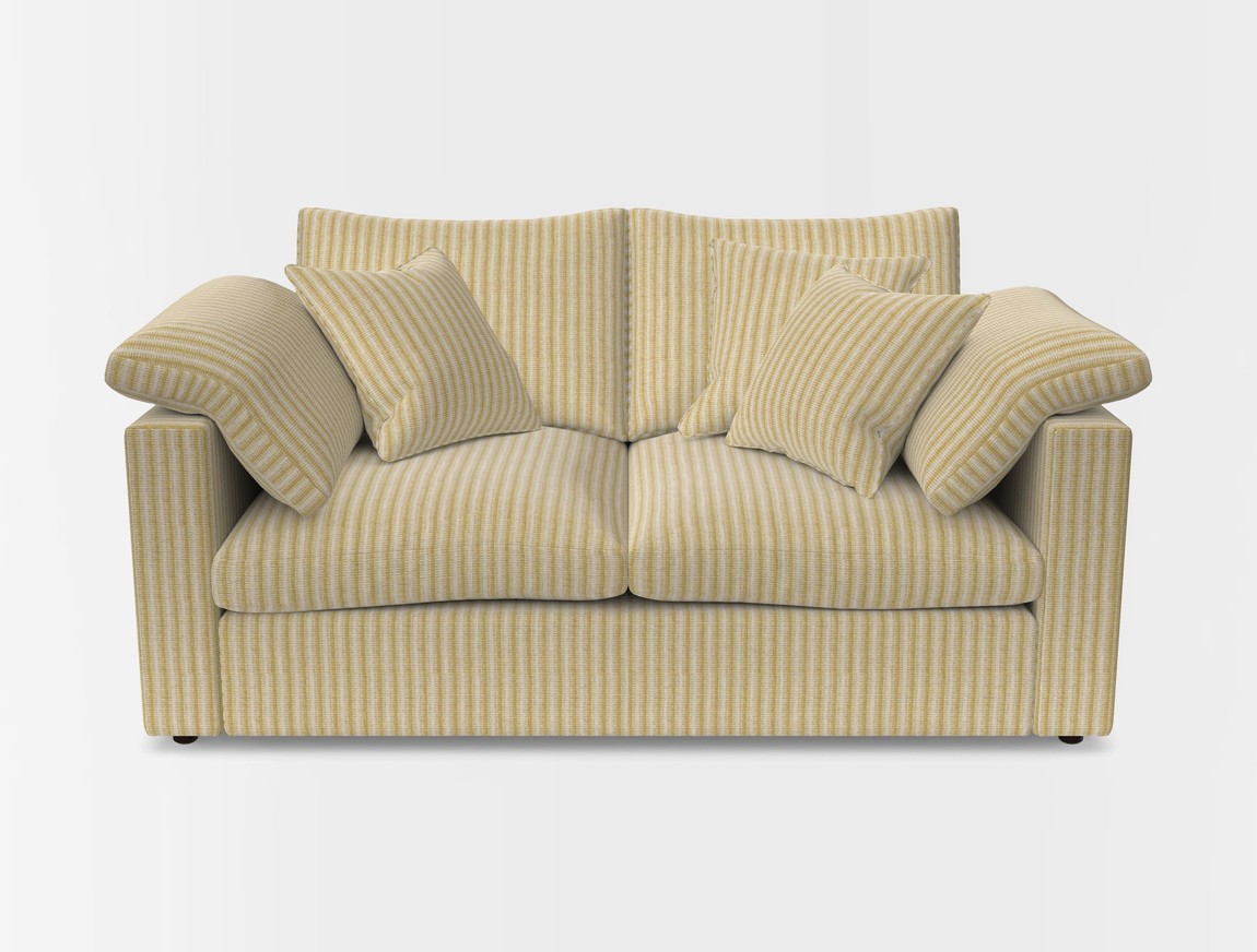 2 Seater Straight Arm Sofa