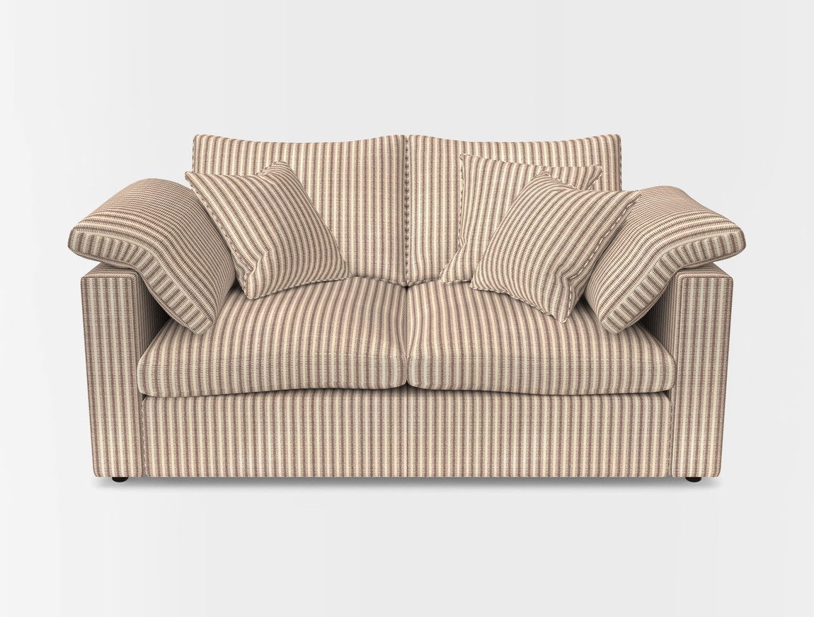 2 Seater Straight Arm Sofa