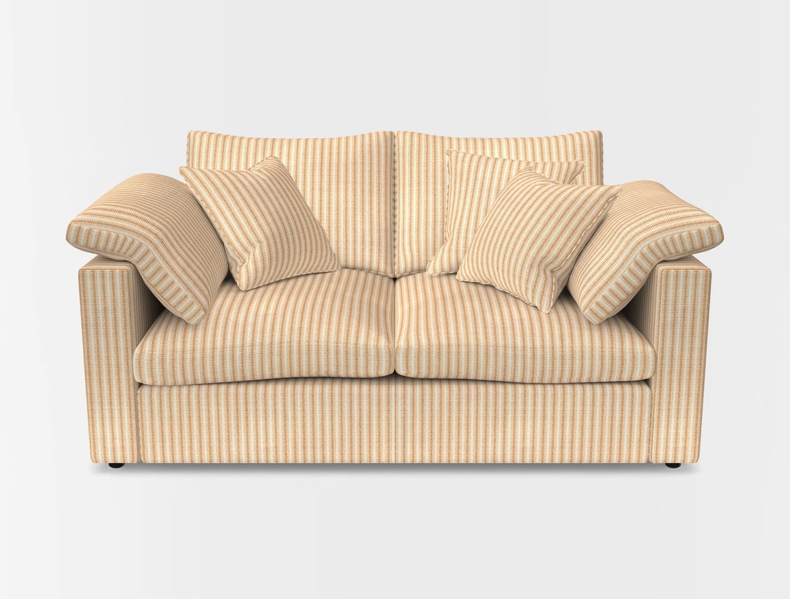2 Seater Straight Arm Sofa