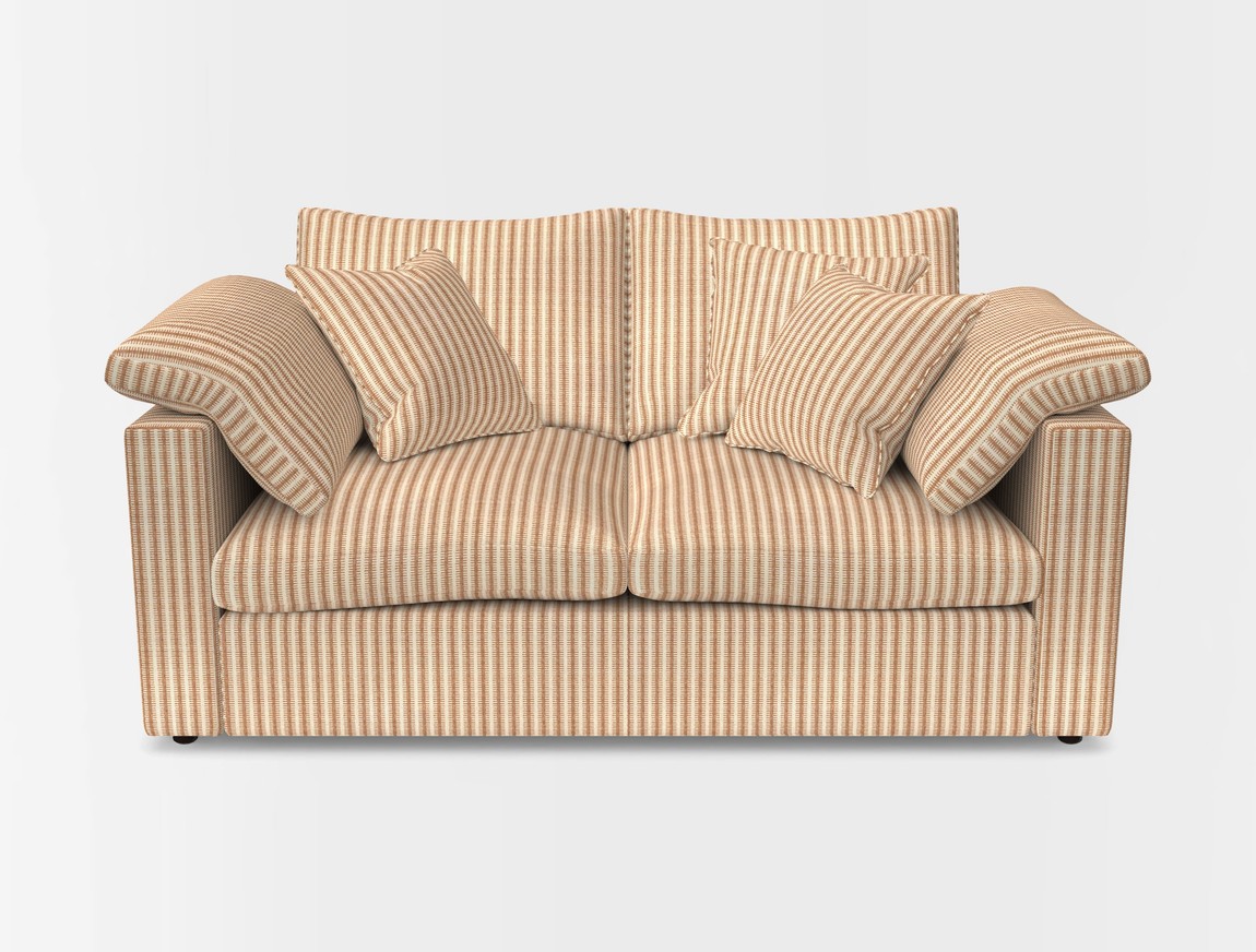 2 Seater Straight Arm Sofa