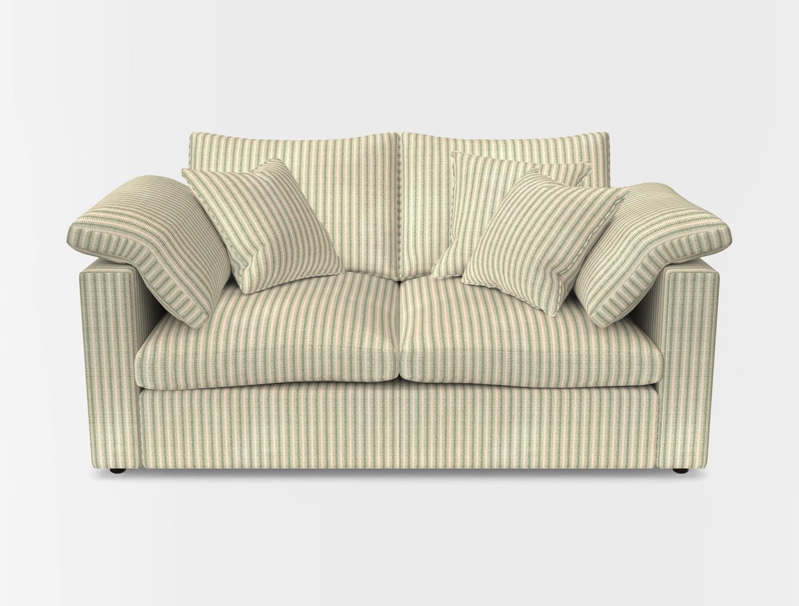 2 Seater Straight Arm Sofa