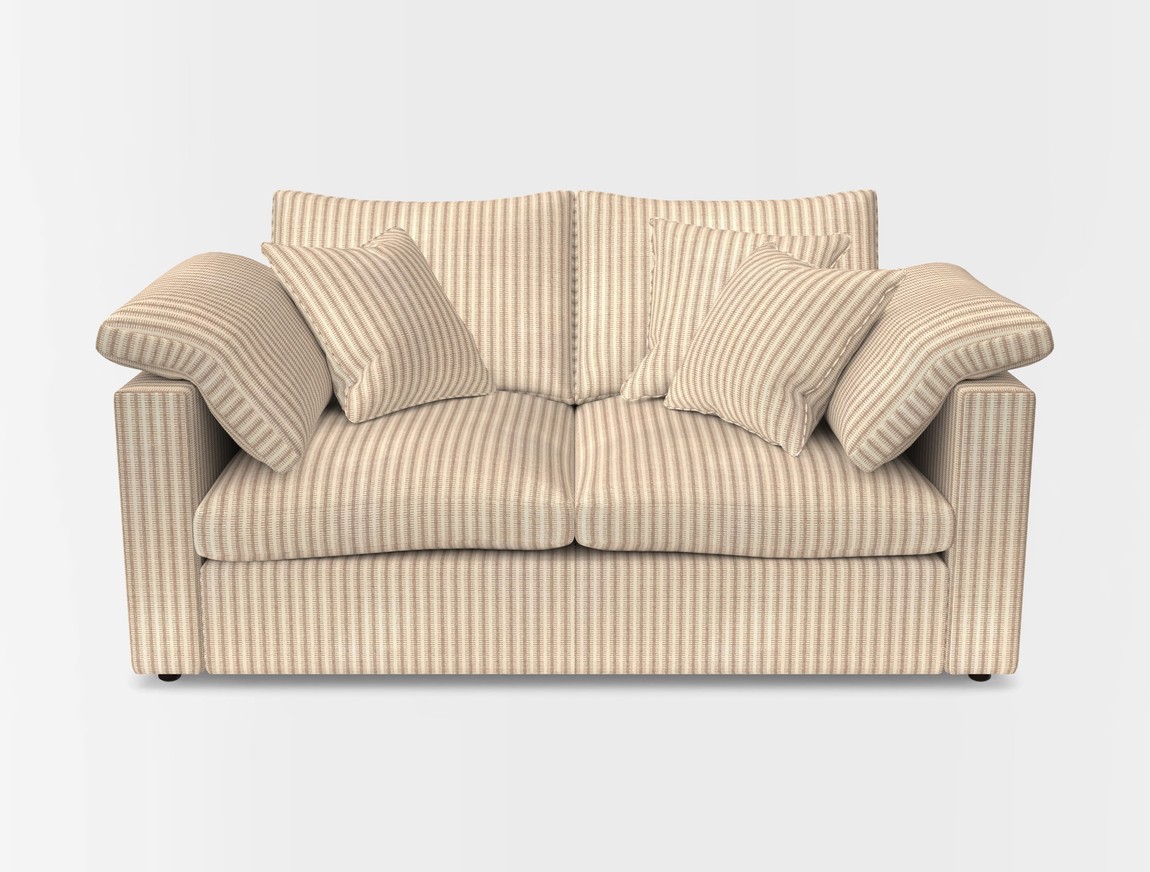 2 Seater Straight Arm Sofa