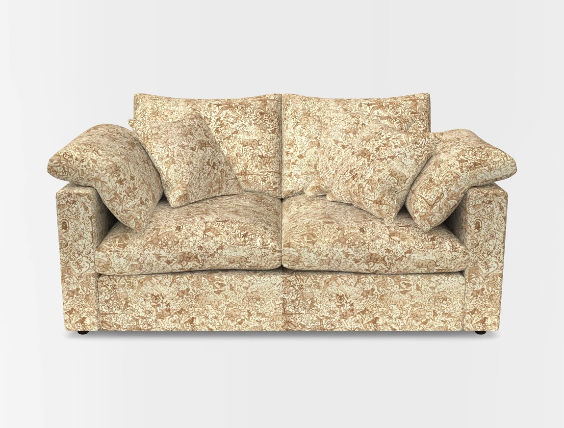 2 Seater Straight Arm Sofa