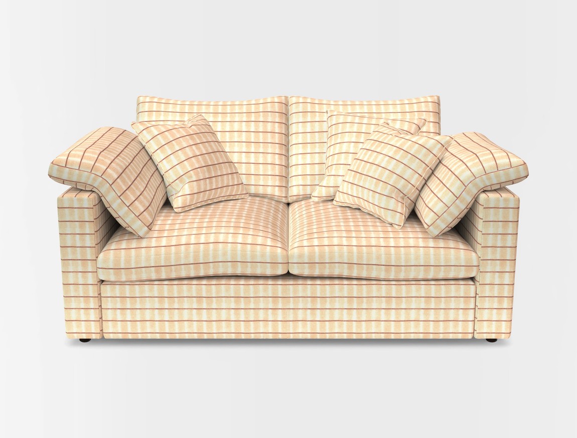 2 Seater Straight Arm Sofa