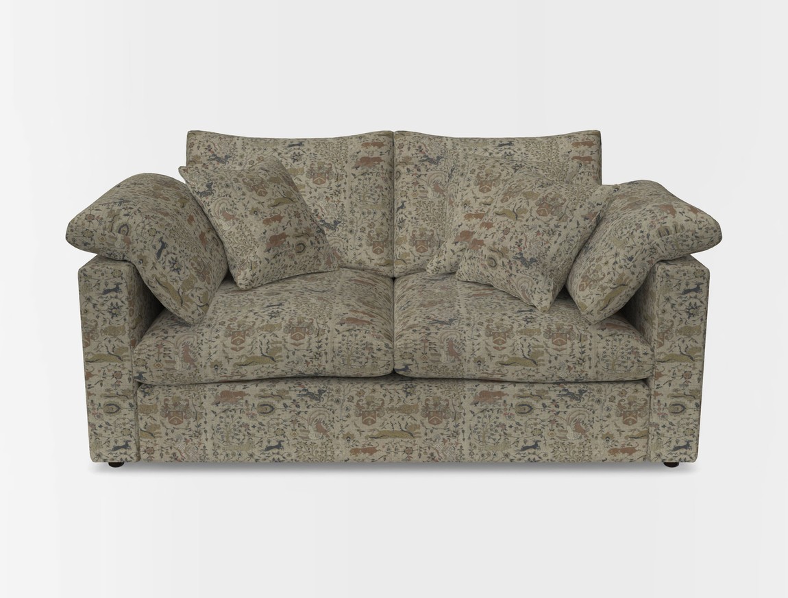 2 Seater Straight Arm Sofa