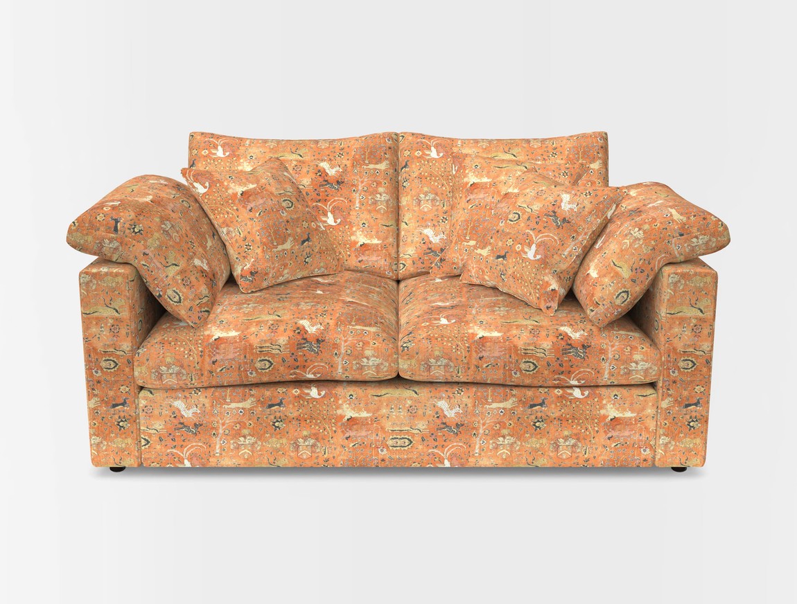 2 Seater Straight Arm Sofa