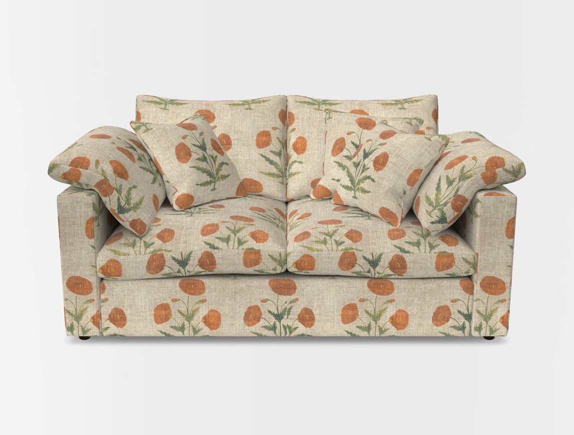 2 Seater Straight Arm Sofa