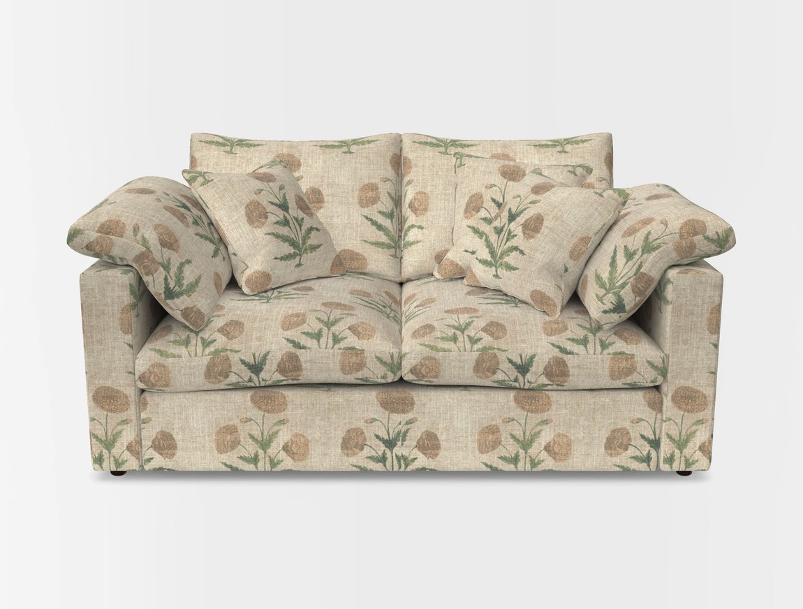 2 Seater Straight Arm Sofa