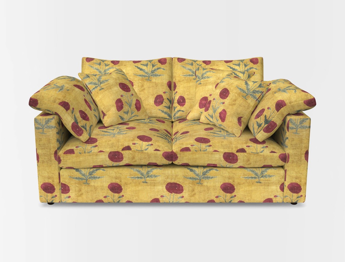 2 Seater Straight Arm Sofa