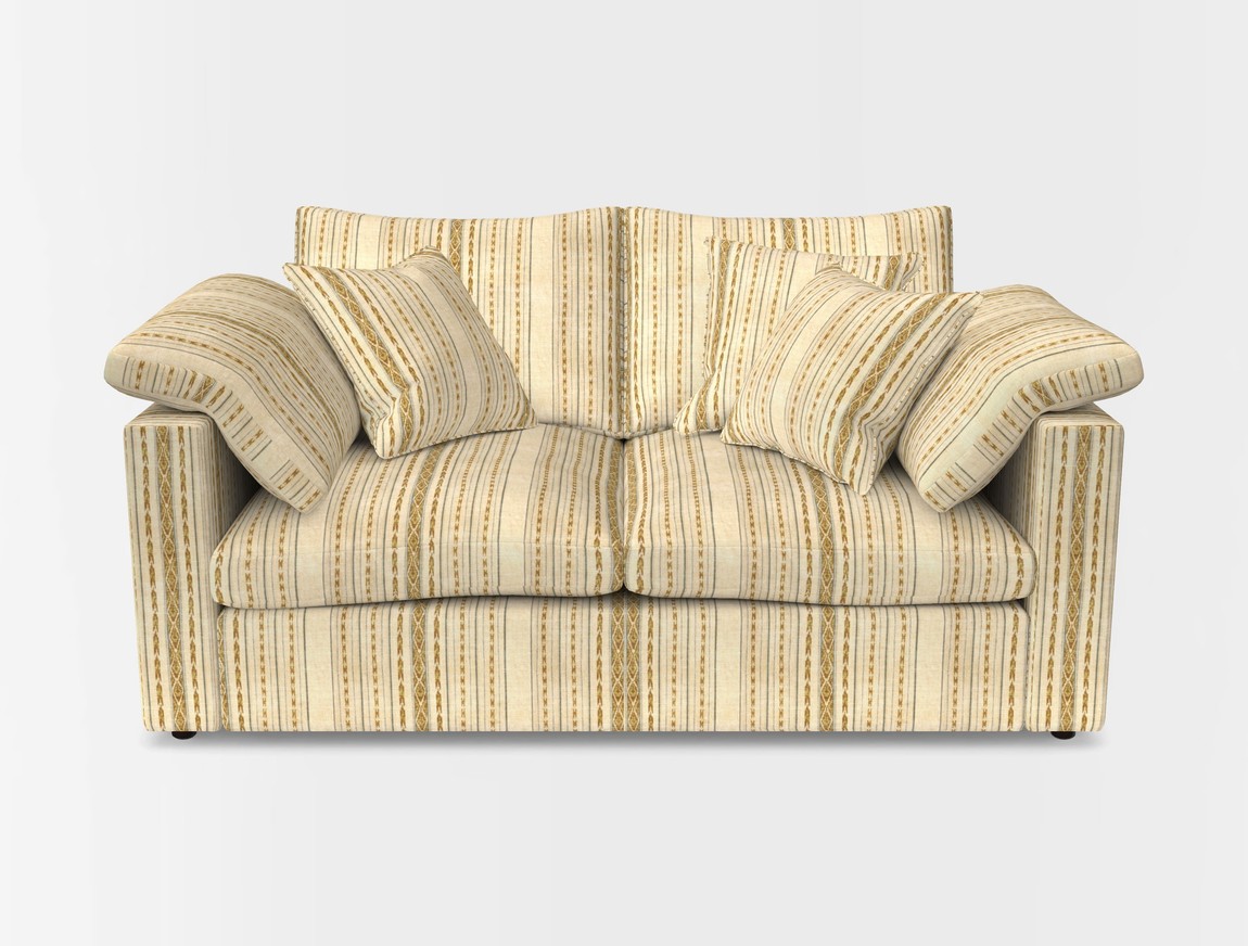 2 Seater Straight Arm Sofa