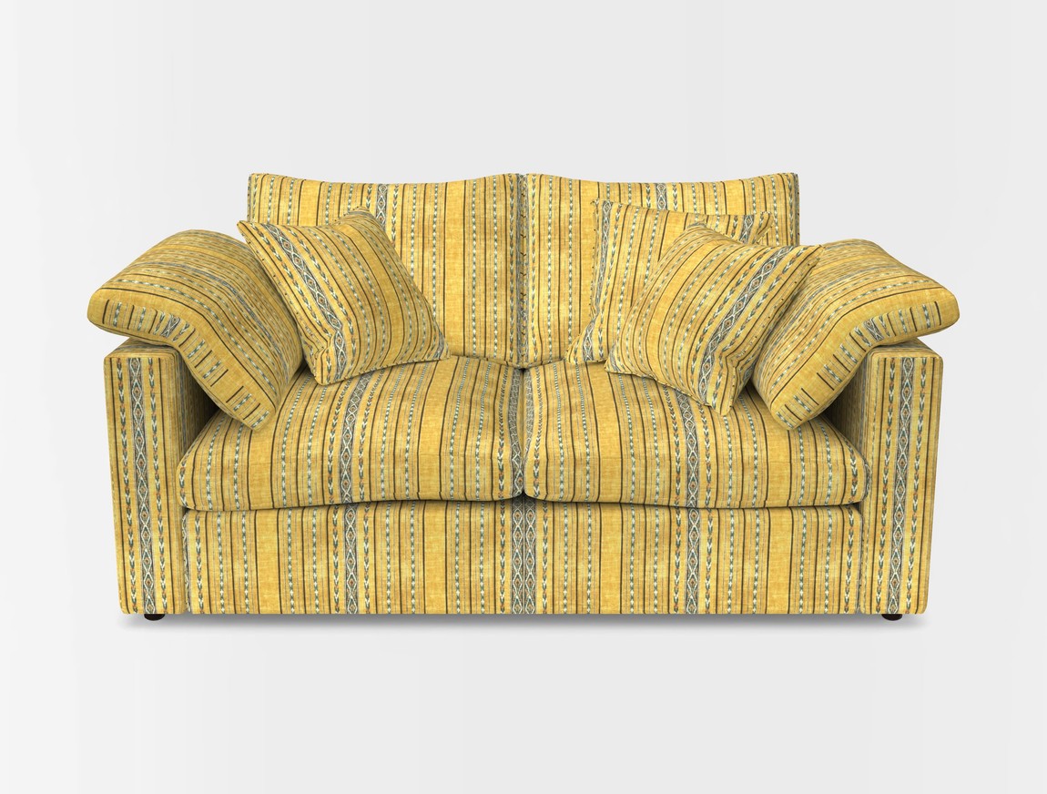 2 Seater Straight Arm Sofa