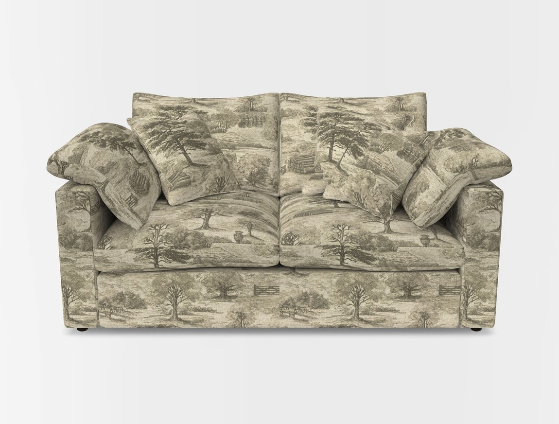 2 Seater Straight Arm Sofa