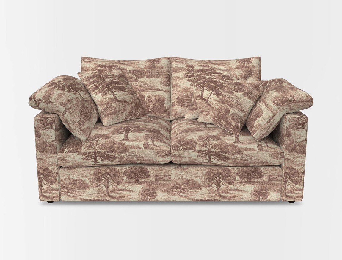 2 Seater Straight Arm Sofa