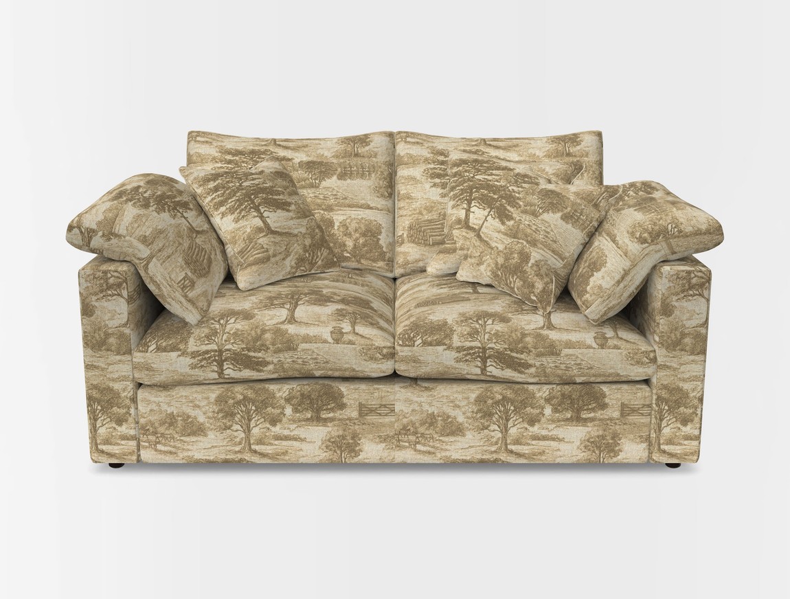 2 Seater Straight Arm Sofa