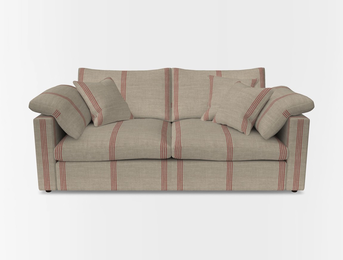 3 Seater Straight Arm Sofa
