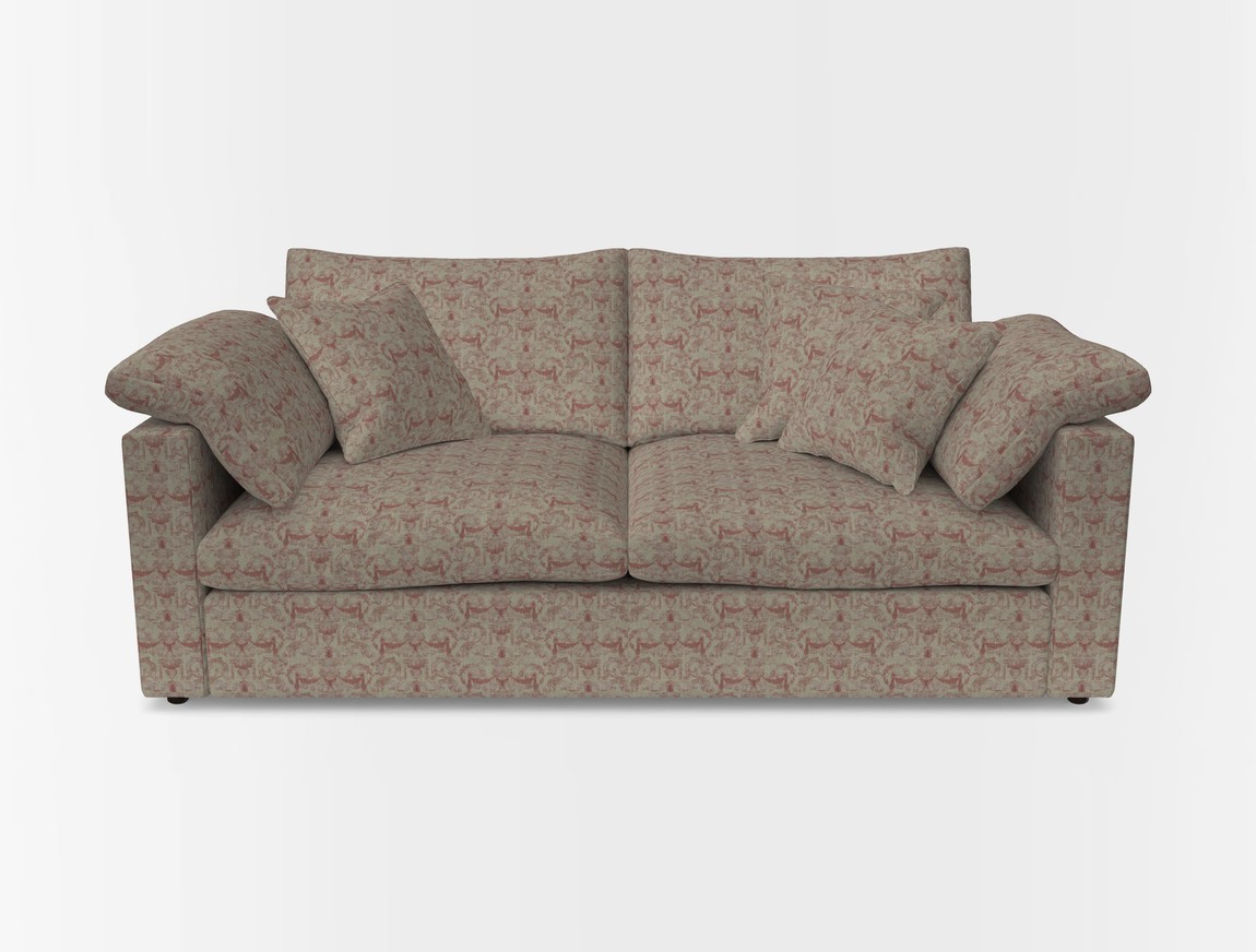3 Seater Straight Arm Sofa