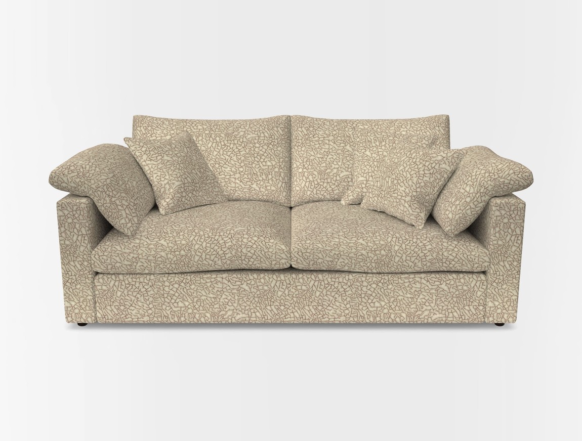 3 Seater Straight Arm Sofa