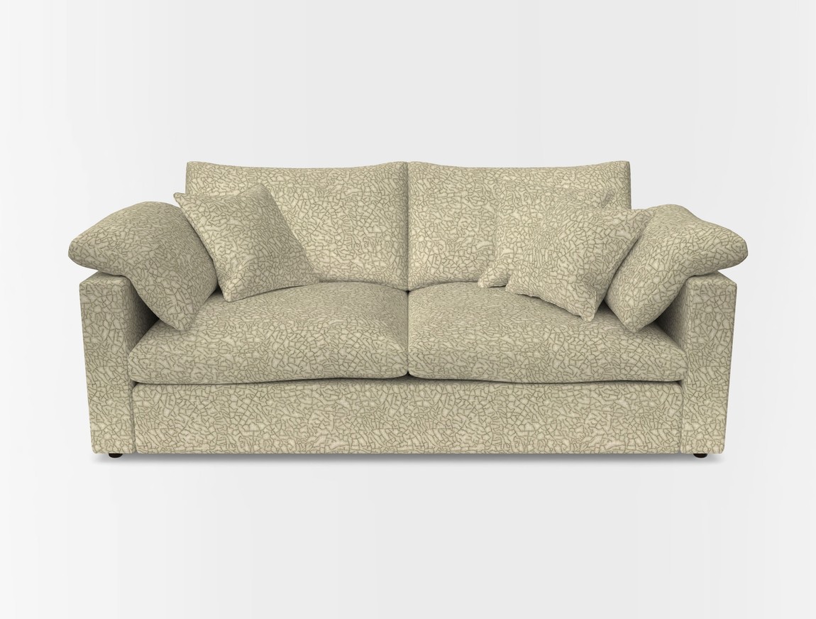 3 Seater Straight Arm Sofa