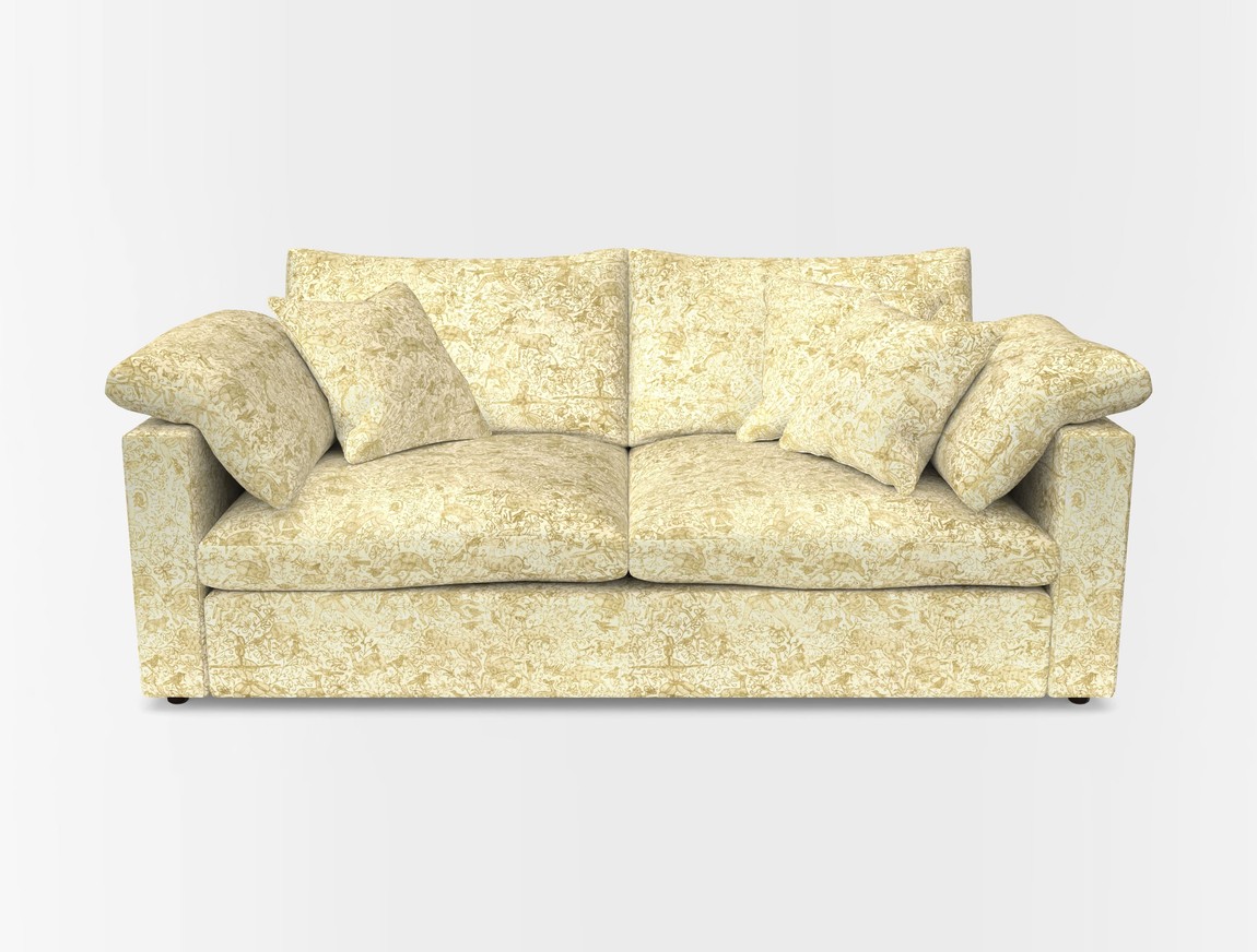3 Seater Straight Arm Sofa