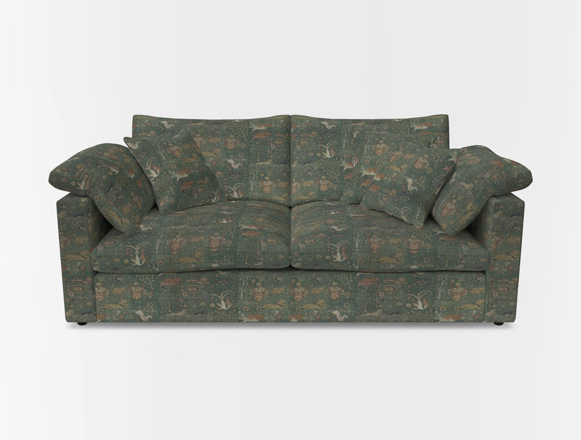 3 Seater Straight Arm Sofa