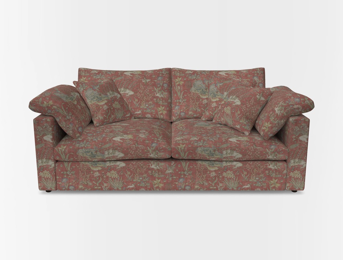 3 Seater Straight Arm Sofa