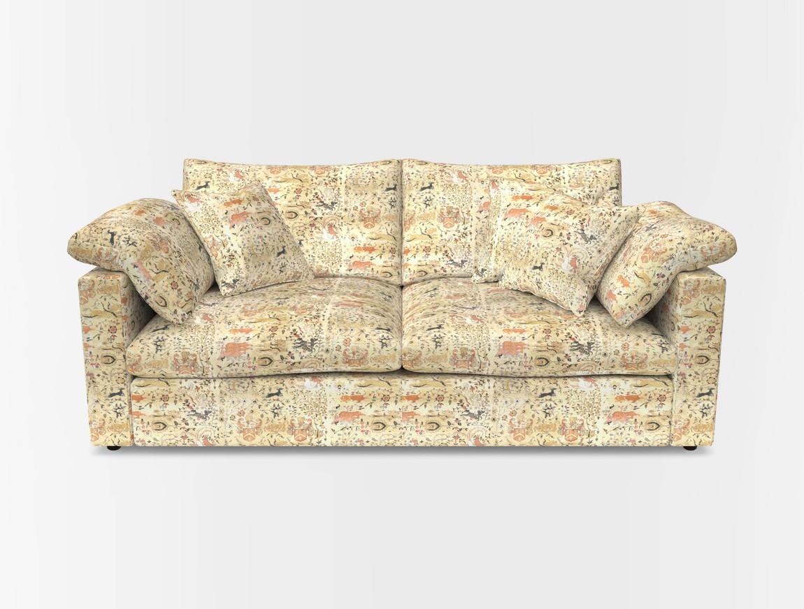 3 Seater Straight Arm Sofa