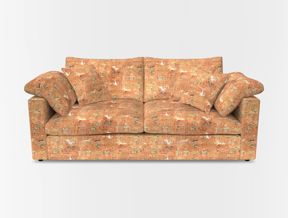 3 Seater Straight Arm Sofa
