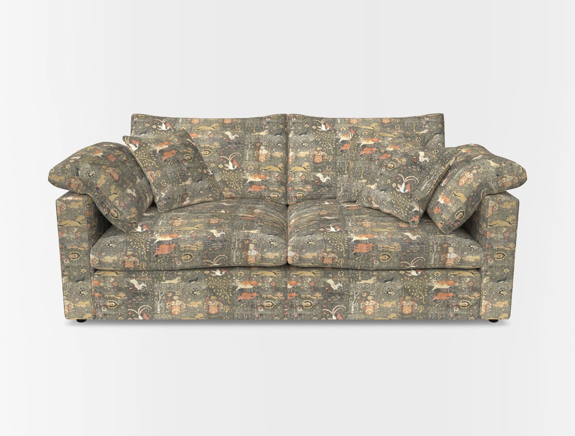 3 Seater Straight Arm Sofa